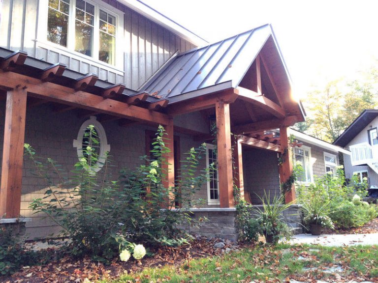 <span> - Timber Frame Entry Way</span>