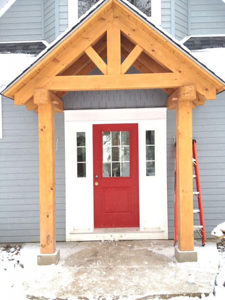 <span> - Timber Frame Entry Way</span>