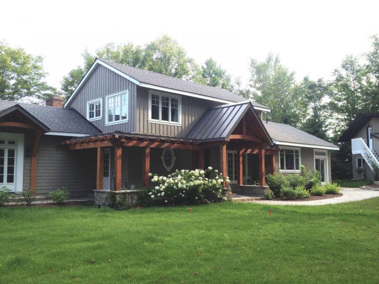 <span> - Timber Frame Entry Way</span>